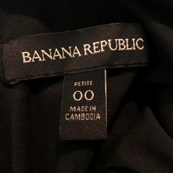 Banana Republic Black Velvet Cropped Jumpsuit - Picture 3 of 5